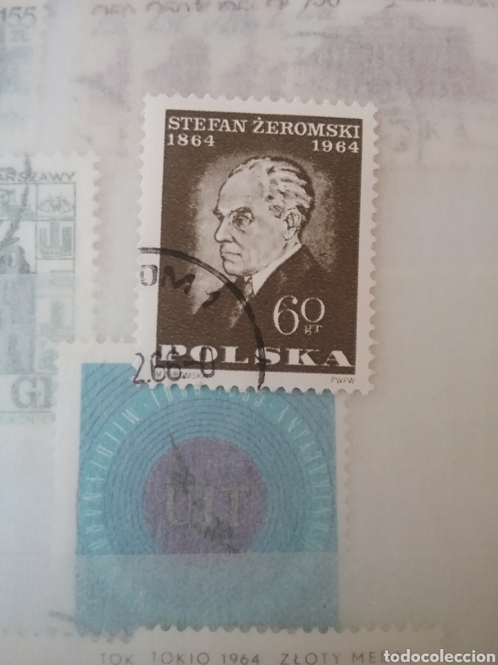 Briefmarken: Sellos R. Polonia (Polska) mtdos/1964Stefan Zeromski, npvelista, dramaturgo/famoso/arte/cultura