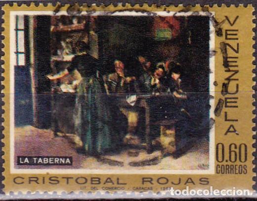 Briefmarken: 1969 - VENEZUELA - PINTURA - CRISTOBAL ROJAS - LA TABERNA - YVERT 785