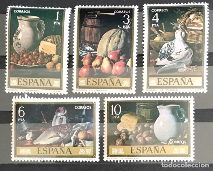 Sellos: Bodeg&oacute;n Men&eacute;ndez. Lote de 5. Nuevos - Foto 1