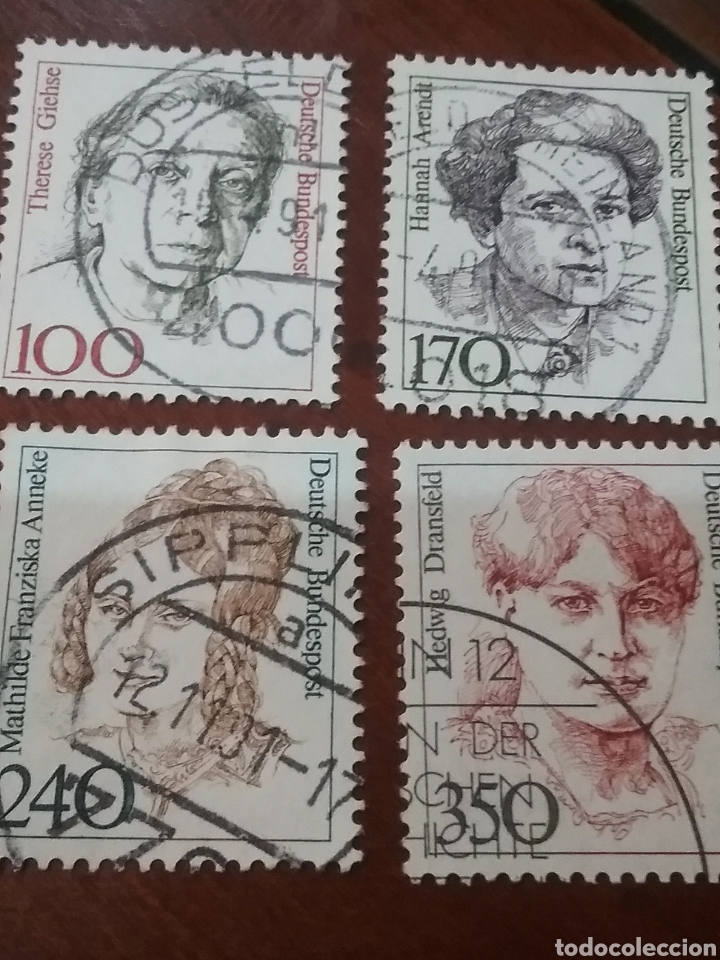 Selos: Sellos Alemania, R. Federal mtdos/1988/Mujeres famosas/arte/feminismo/