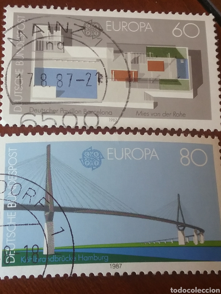 Briefmarken: Sellos Alemania, R. Federal mtdos/1987/III Aniv. nacimiento Albrecht, teologo luterano/religion/fam