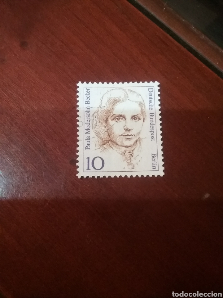 Briefmarken: Sellos Alemania, R. Federal mtdos/1988/Mujeres famosas/pintora/Paula