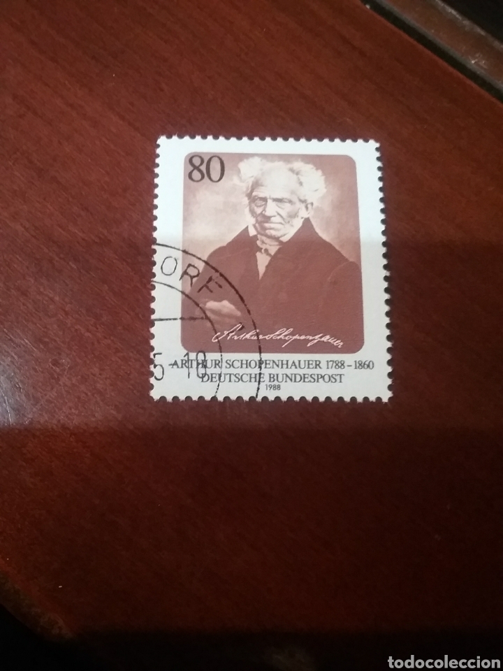 Sellos: Sellos Alemania, R. Federal mtdos/1988/II Cent. nacimiento Arthur/filosofo/