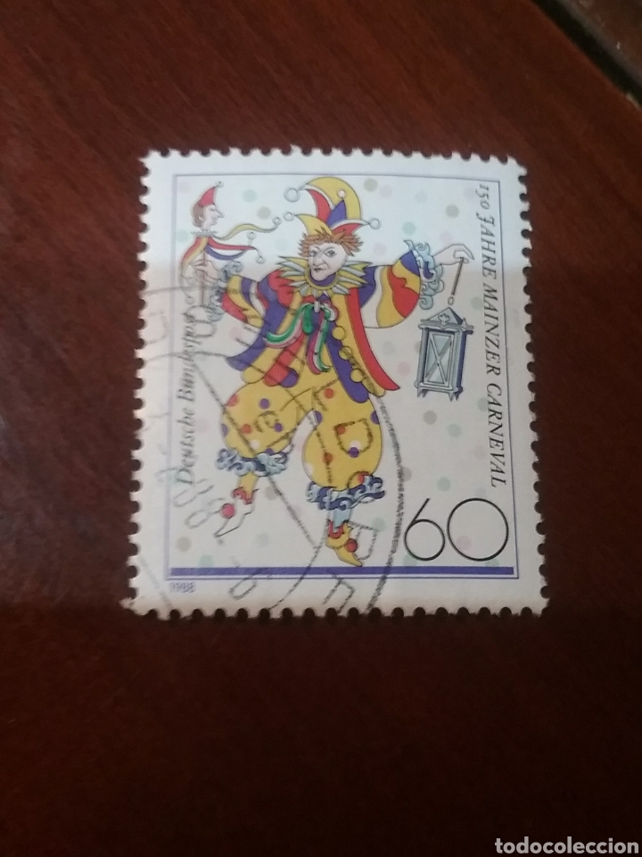 Briefmarken: Sellos Alemania, R. Federal mtdos/1988/CL Aniv. del darnaval de Maiz/titere/disfraz/mascara/