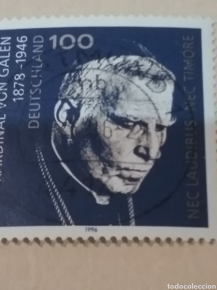 Briefmarken: Sellos Alemania, R. Federal mtdo/1996/L Aniv. muerte cardenal von Galen/religion/famoso/