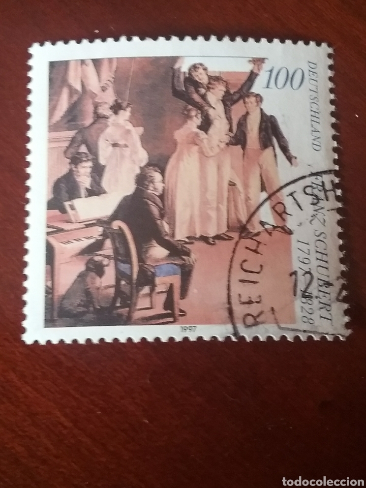 Briefmarken: Sellos Alemania, R. Federal mtdo/1997/II Cent. nacimiento del compositor Franz/famosos/opera/arte