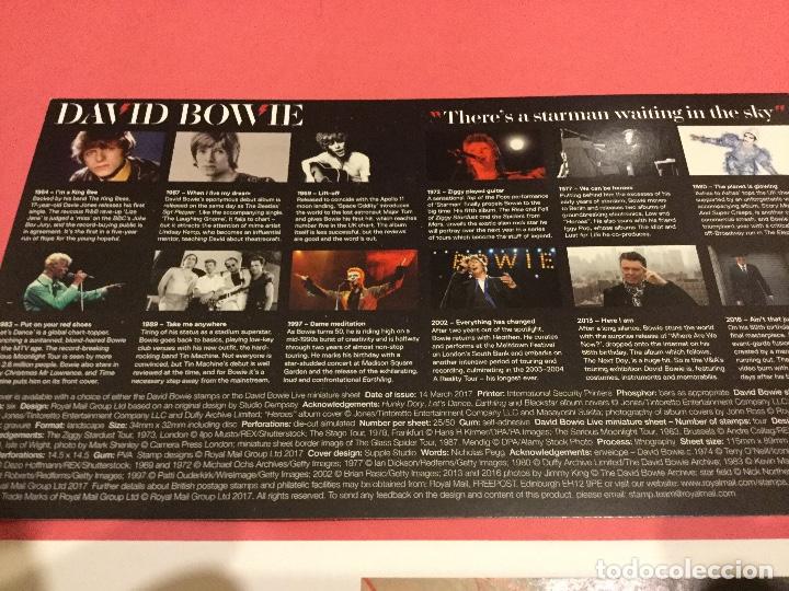 Sellos: Sellos David Bowie Royal mail - Foto 2