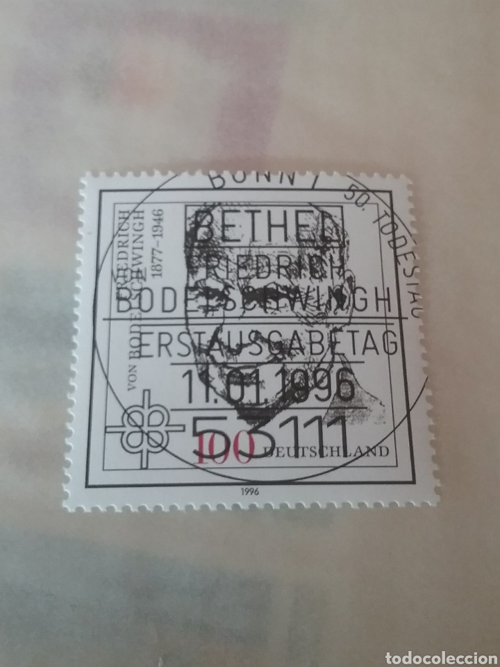 Selos: Sellos Alemania. R. Federal mtdos/1996/L Aniv. muerte W. v B/teologo/protestante/famoso/arte/religio