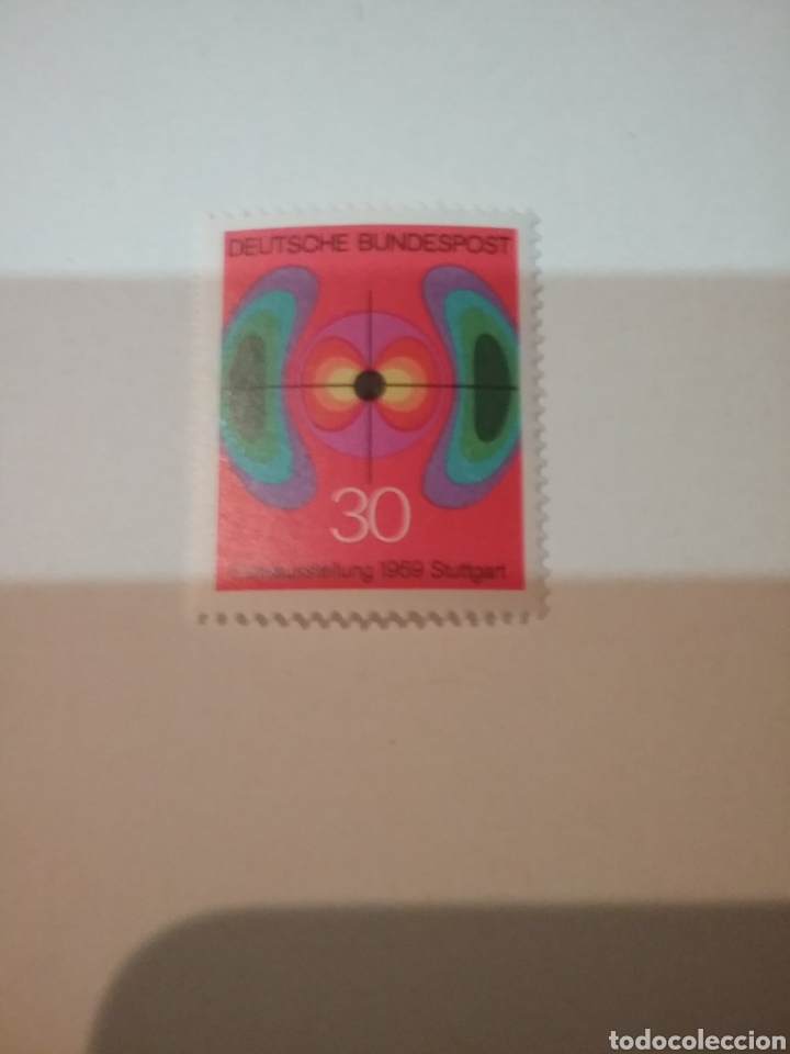 Selos: Sellos Alemania, R. Federal nuevos/1969/Exposicion radio television/ondas/emblema