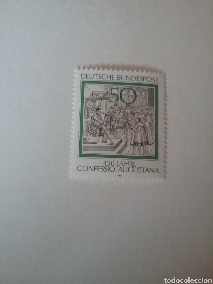 Briefmarken: Sellos Alemania, R. Federal mtdos/1980/450 Aniv. Confesion augustana/luteranismo/religion//