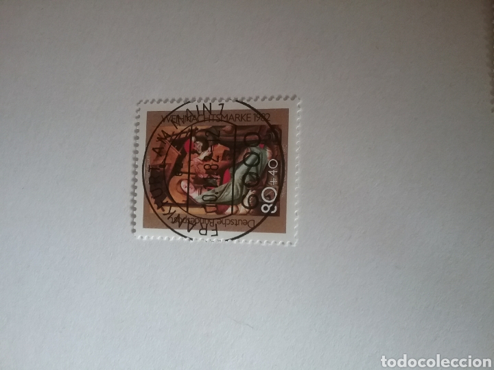 Selos: Sellos Alemania, R. Federal mtdos/1982/Navidad/El nacimiento/Bertram s. XVIII/arte/pintura/religion