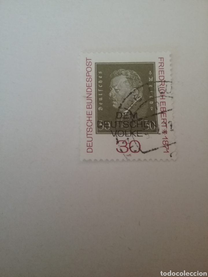 Selos: Sellos Alemania, R. Federal mtdos/1971/ F. Ebert/ primer ministro aleman/politico/famoso/retrato