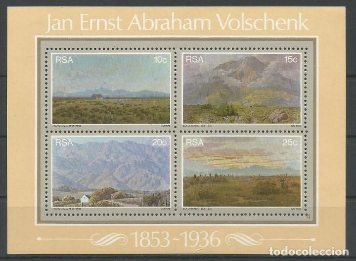 Selos: RSA - 1978 - JAN ERNST ABRAHAM VOLSCHENK - ANIV. DE NACIMIENTO  - BLOQUE NUEVO