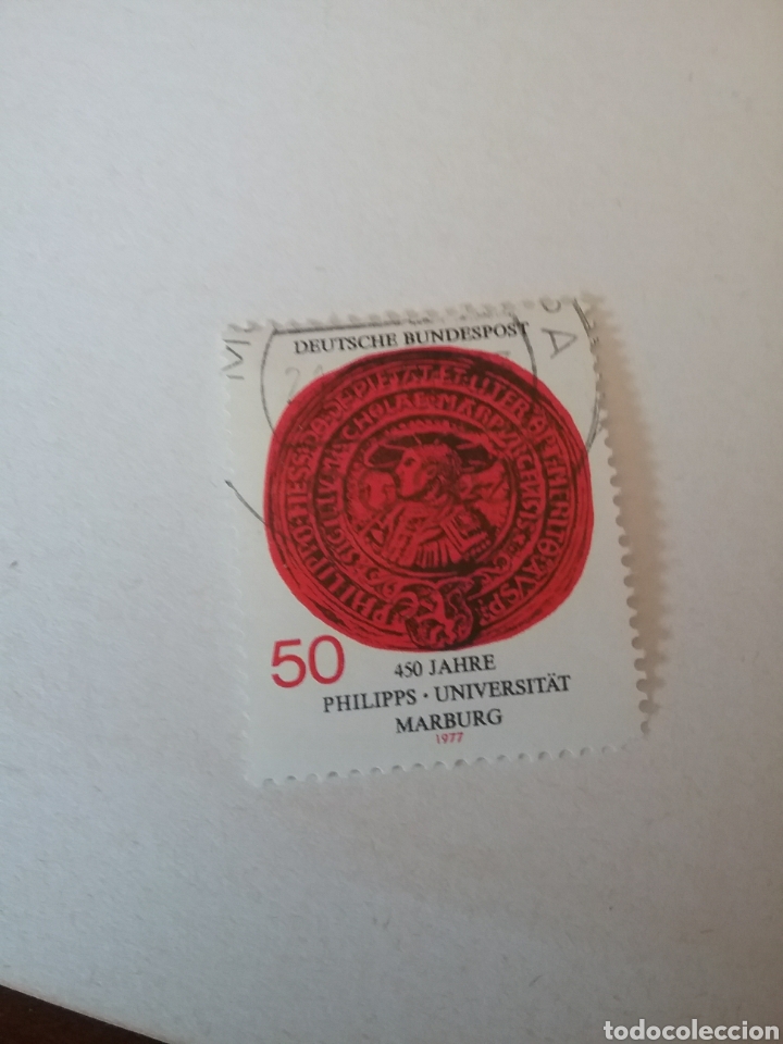 Selos: Sellos Alemania, R. Federal mtdos/1977/ 450 Aniv. universidad Manburgo/sellos/arte/cultura