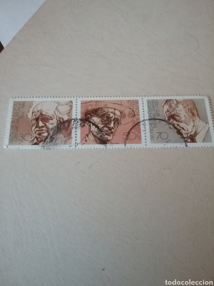Selos: Sellos Alemania, R. Federal mtdos/1978/Premios nobel alemanes de literatura/escritores/famosos/
