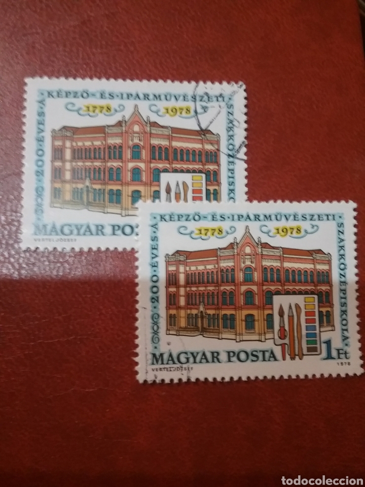 Sellos: Sellos de Hungr&iacute;a mtdos (Magyar posta)/1978/Edificio/Bellas artes/Universidad/Escuelas/arquitectura/