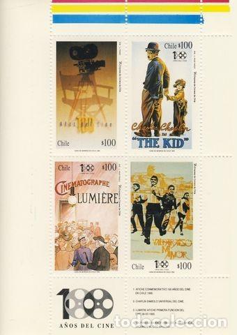 Sellos: CHILE. 100 A&Atilde;�OS DE CINE. - Foto 1