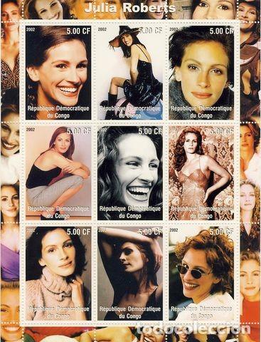 Sellos: CONGO. JULIA  ROBERTS. - Foto 1
