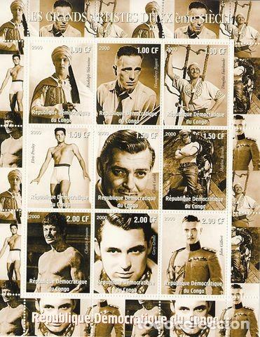 Sellos: CONGO. ACTORES  DEL SIGLO XX. - Foto 1
