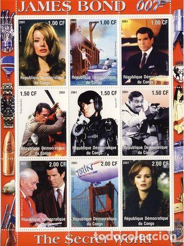 Sellos: CONGO. JAMES BOND.( I ) - Foto 1