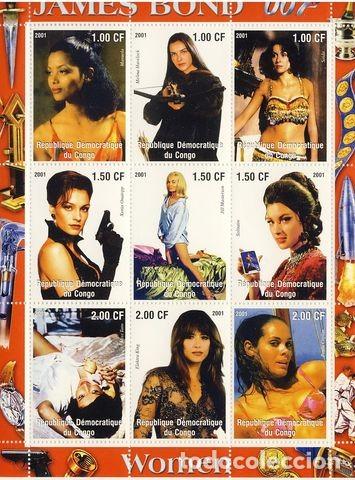 Sellos: CONGO. CHICAS  BOND. - Foto 1
