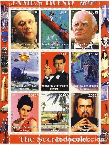 Sellos: CONGO. JAMES BOND.(III) - Foto 1