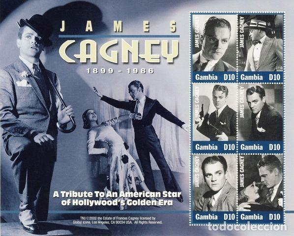 Sellos: GAMBIA. JAMES CAGNEY. - Foto 1