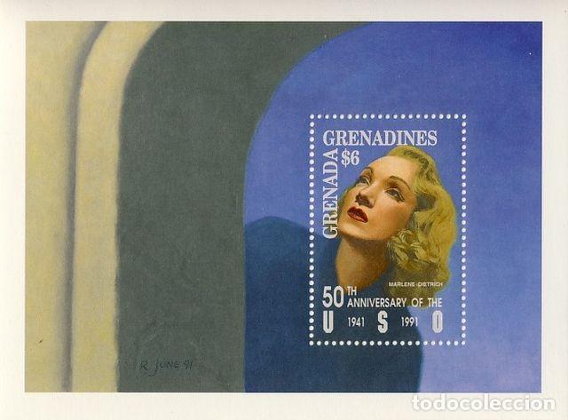 Sellos: GRANADA & GRANADINES. MARLENE DIETRICH. - Foto 1