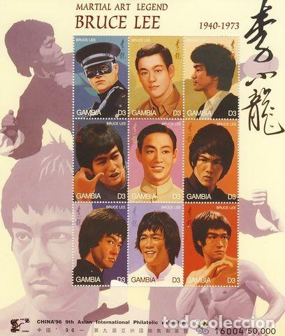 Sellos: GAMBIA. BRUCE  LEE. - Foto 1