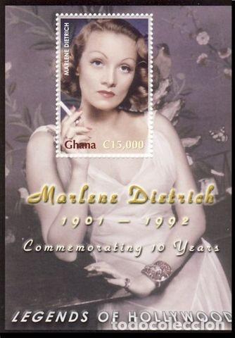 Sellos: GHANA. MARLENE DIETRICH. ( I ) - Foto 1