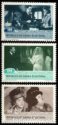 Sellos: GUINEA ECUATORIAL. HOMENAJE AL CINE - Foto 1