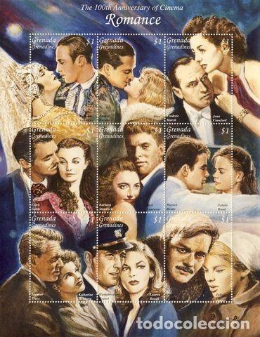 Sellos: GRANADA & GRANADINES. AMORES DE PELICULA - Foto 1