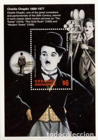 Sellos: GRANADA & GRANADINES. CHARLIE CHAPLIN. - Foto 1