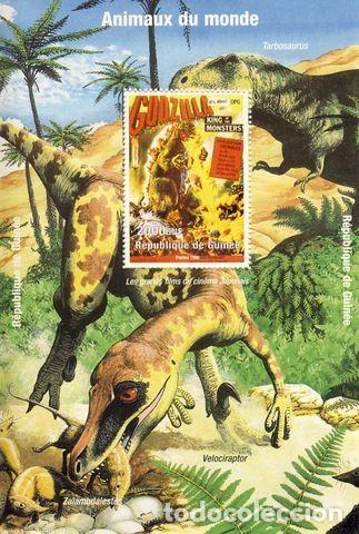 Sellos: REPUBLICA DE GUINEA. GODZILLA - Foto 1