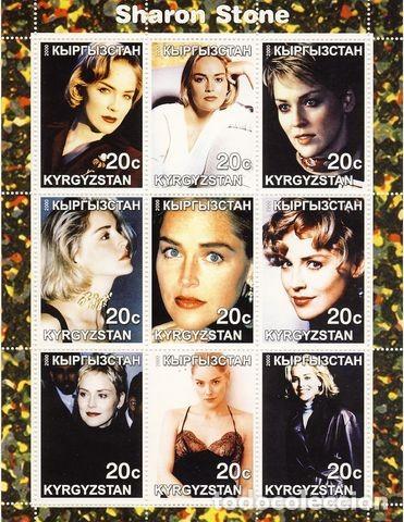 Sellos: KIRGYZSTAN. SHARON STONE - Foto 1