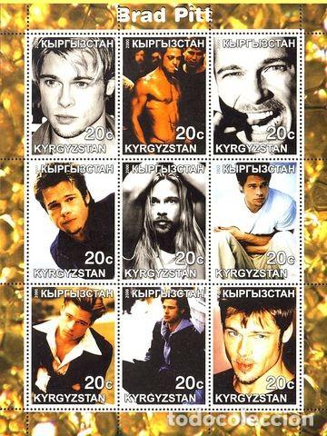 Sellos: KIRGYZSTAN. BRAD  PITT. - Foto 1