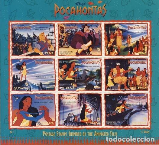 Sellos: GUYANA. POCAHONTAS. - Foto 1