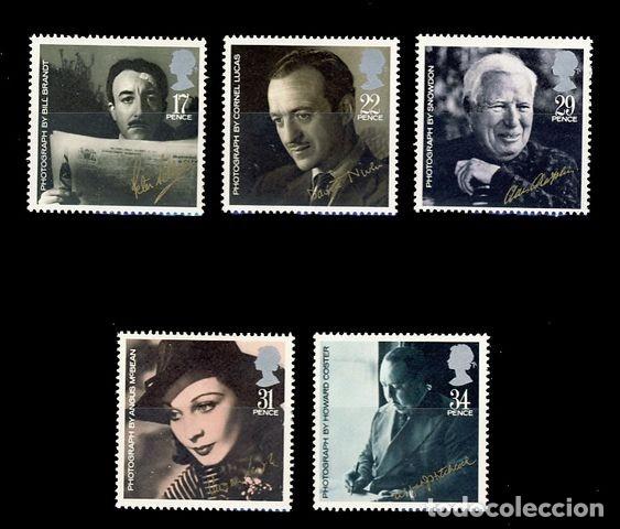 Briefmarken: INGLATERRA. FOTOGRAFIAS DE ACTORES