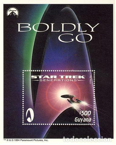 Sellos: GUYANA. STAR  TREK. - Foto 1