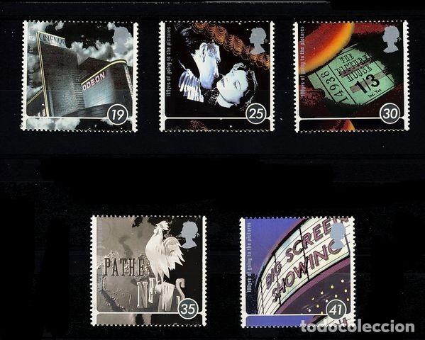 Briefmarken: INGLATERRA. CIEN A&Atilde;�OS DE CINE