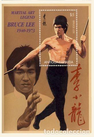 Sellos: ANTIGUA  Y BARBUDA. BRUCE LEE. - Foto 1