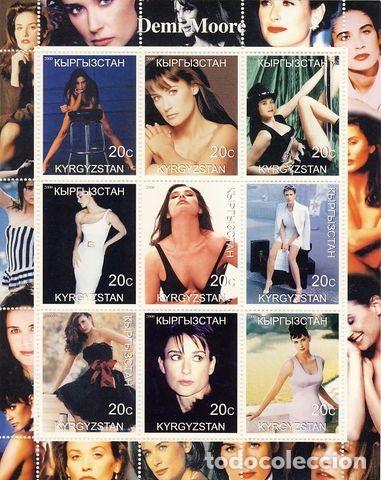 Sellos: KIRGYZSTAN. DEMI MOORE - Foto 1