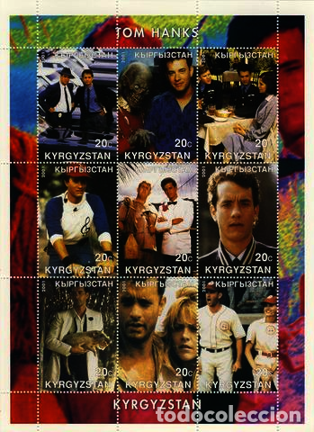 Sellos: KIRGYZSTAN. TOM HANKS - Foto 1