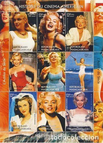 Sellos: MADAGASCAR. MARILYN   MONROE. - Foto 1