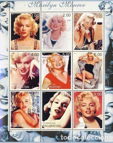 Sellos: TADJIKISTAN. MARILYN  MONROE. ( I ) - Foto 1