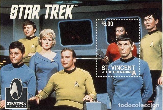Timbres: SAN VICENTE & GRANADINES. STAR TREK. (I)