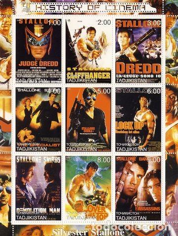 Sellos: TADJIKISTAN. SYLVESTER STALLONE - Foto 1