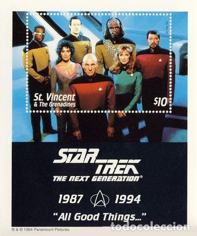 Timbres: SAN VICENTE & GRANADINES. STAR TREK.(IV)