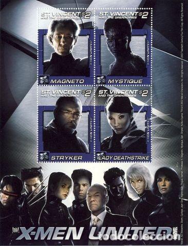 Timbres: SAN VICENTE & GRANADINES. X-MEN.(III)