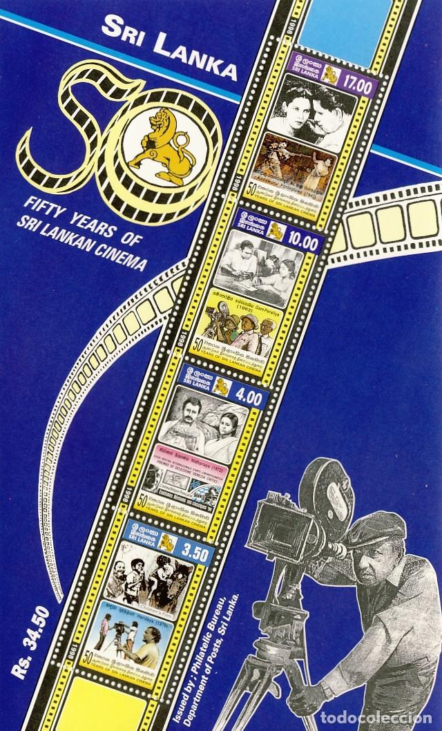 Timbres: SRI  LANKA. 50 A&Atilde;�OS DE CINE